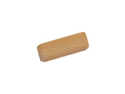Dřevěný spojovací kolík (průměr=15mm / L: 40mm), materiál: buk, broušený povrch bez nátěru
