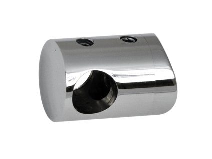 Držák tyče průměr=12mm na trubku průměr=42,4mm (30x22mm), leštěná nerez/AISI304