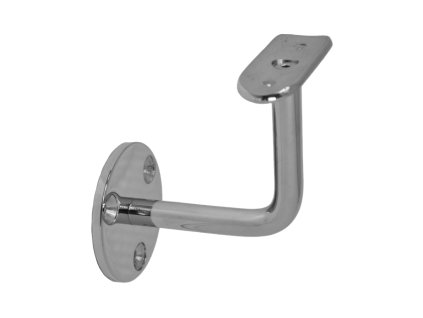 Držák madla na stěnu na trubku průměr=42,4mm, leštěná nerez/AISI304