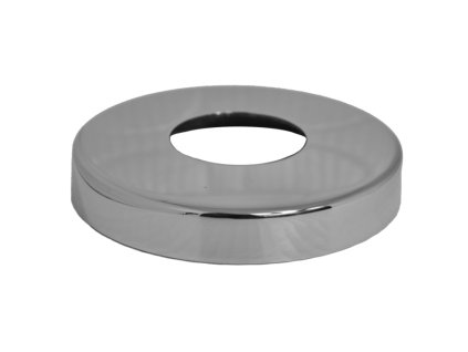 Kryt příruby (průměr=105/18mm), otvor průměr=43mm, leštěná nerez /AISI304
