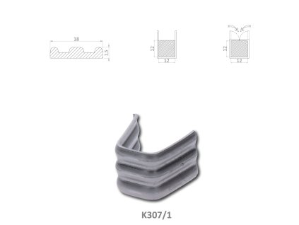 Spona 12x1,5mm
