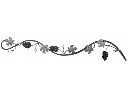 Kovářský ornament H 1250x L 200mm, 8, 10, 12, 16mm