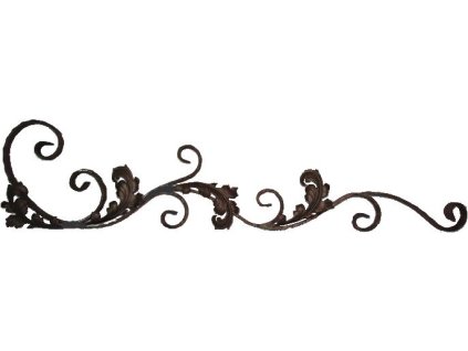 Kovářský ornament H 1350 x L 310mm, 30x8mm