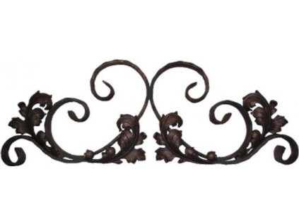 Kovářský ornament H 800 x L 290mm, 30x8mm