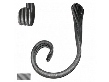 Prvek 12x6mm, 120x60mm, široké rozkování, hladký