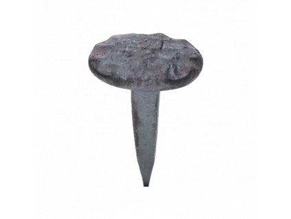 Ozdobný kovaný hřebík nepravidelné rozkutí, hlavička průměr=24-26x8mm, hrot 5x5x34mm, bez povrchové úpravy