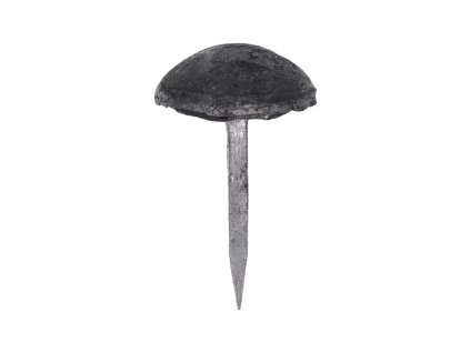 Ozdobný hřebík, hlavička průměr=25x10mm, hrot 3x2x34mm