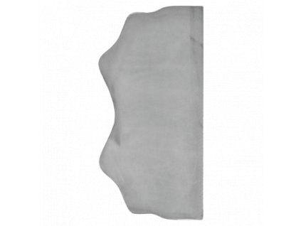 Štítek bez otvor¨ pro posuvné brány H 260 x L 125mm, hr. 3mm