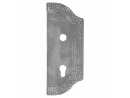 Štítek s otvory 265 x 105 x 3mm, rozteč 90mm, D=19mm, pravý