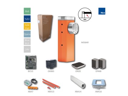 Sestava s automatickou závorou do 4 m MBAR