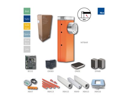 Sestava s automatickou závorou do 6m MBAR