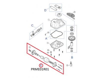 PRME01R01 kit eletromotoru pro METRO3000R01/ME3010