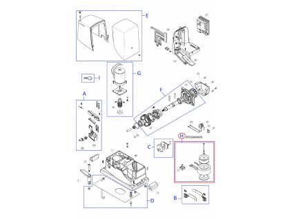 SPEG068A00 kit transformátoru a diodového můstku pro ROBUS1000