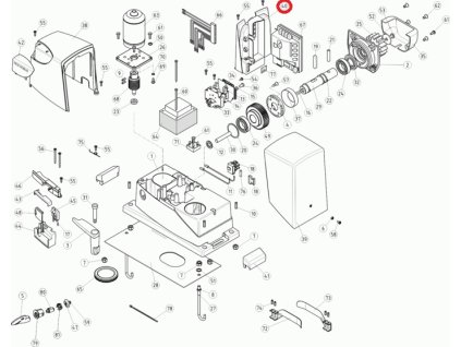 PPD0951R04.4540 konzola elektroniky pro Robus350