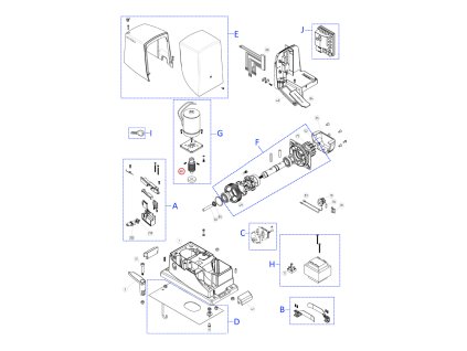 PMD1088R02.4610 šnekové kolo převodovky pro ROBUS600 - dostupné i v kitu PRRB01B