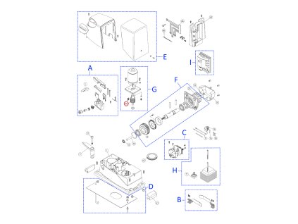 PMD1501R02.4610 šnekové kolo převodovky ROBUS350/ ROAD200/ 400/ NAKED /SLO/ SL1/ LN432 - dostupné i kitu SPAMG00200
