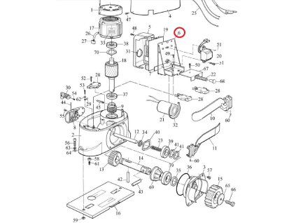 PPD1184R01.4540 držák elektroniky pro ROBO/ THOR