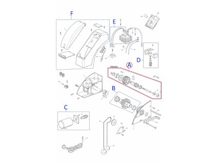 PRSO01 hřídel pohonu pro SOON