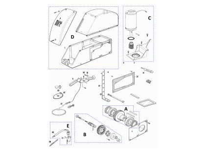 PPD1087AR01.4540 úchytka pro odblok pro SU2000R01