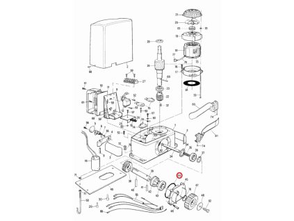 GOR-Y.5501 gumové těsnění příruby pro THOR/ ROX