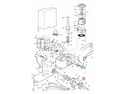 PMD0628.4610 pastorek M4, Z=18 pro THOR1551/ THOR1561/ THOR2251/ THOR2261/ RUN