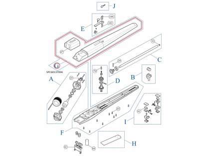 SPCG013700A kit krytu elektro svorkovnice TOONA4 / TOONA5