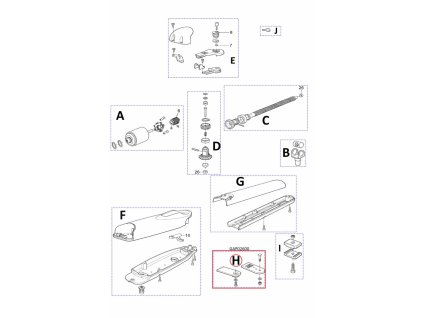 GAP02600 konzola pro WG5 - 2 páry