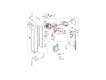 PRWL02 kit převodů pro WIDEM / L a WIL4 / 6