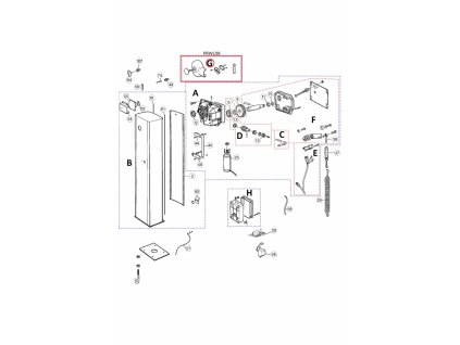 PRWL08 kit krytu objímky ramene pro WIL4/ WIL6, SIGNO4