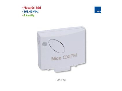 Přijímač zásuvný, 4 kanálový, 868,46MHz, paměť na 1024 vysílačů