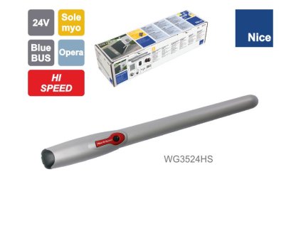Velmi rychlý pohon pro křídlovou bránu do 3m/křídlo, WG3524HS (24V, 120W, 1500N), HI-SPEED