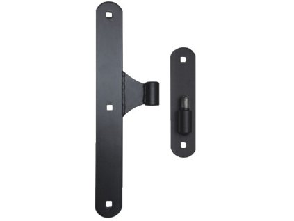 Pant s kováním 400x50x5mm, průměr 27mm, černý