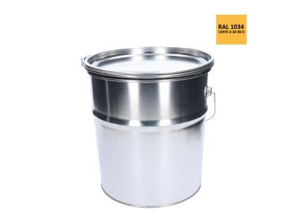 Barva antikorozní polomatná na zinek 10kg - pastelová žlutá