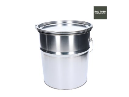 Barva antikorozní polomatná na zinek 10kg - stanová šedá