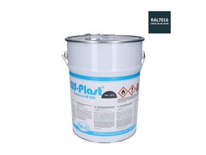W + S barva antikorozní polomatná na zinek, hliník / 11kg /kg barva antracit, kompatibilní barva se sprejem RAL7016.SP