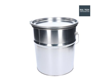 Barva antikorozní polomatná na zinek 10kg - grafitová šedá
