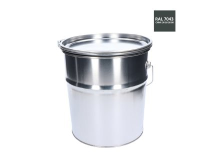Barva antikorozní polomatná na zinek 10kg - dopravní šedá B