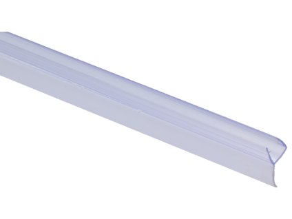 Plastové těsnění na sklo 6mm, mezi skleněné dveře a stěnu nebo podlahu, 2200mm
