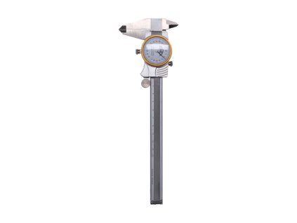 Posuvné měřítko s číselníkovým úchylkoměrem KINEX 150mm, 0,02mm, nárazuvzdorný, ČSN 25 1235, DIN 862