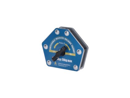 Svařovací magnet / svařovací úhel, vypínací, zatížení 15kg, měřící úhly: 30°, 45°, 60°, 75°, 90°, 105°, 135°; feritový