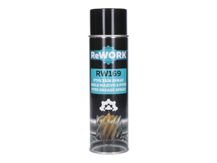Bílé mazivo 500ml s PTFE pro mazání pomalu až středně rychle se pohybujících kluzných a valivých ložisek, vodících ploch, ozubených kol, ocelových lan.