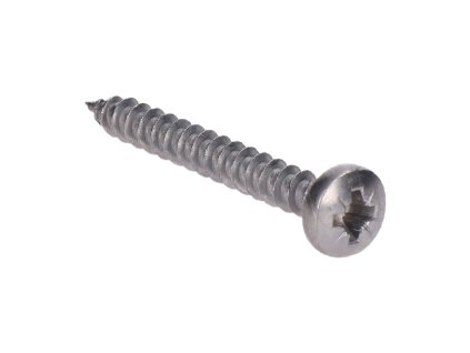 Nerezový vrut samořezný s půlkulatou hlavou, DIN9048/AISI316/A4 (Rozměry 5x20mm)