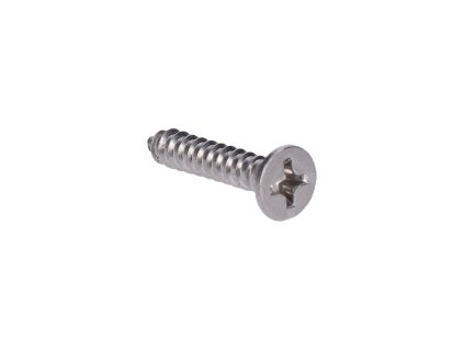 Nerezový vrut samořezný se zápustnou hlavou, DIN7982C/AISI304 (Rozměry 3,5x19mm)