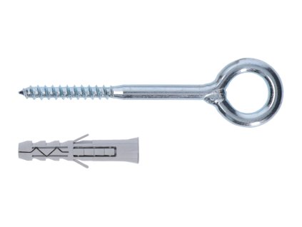 Hmoždinka univerzální s okem (Rozměry vrutu/hmoždinky 10x165/14x80mm)