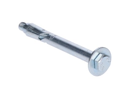 Kotva plášťová pro kotvení do betonu se 6hr.hlavou, 8x45-16x155mm (Rozměry kotvy/šroubu 10x100/8x105mm)