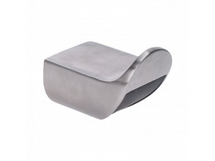 Designová opora francouzského balkónu pro trubku o průměru 42,4mm, broušená nerez K320/AISI304