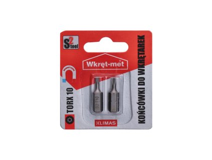 2 dílný blistr bitů TX (Typ TX10x25mm)