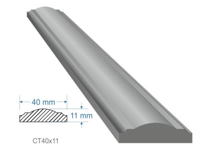 Madlovina 40x11mm (Délka 3m)
