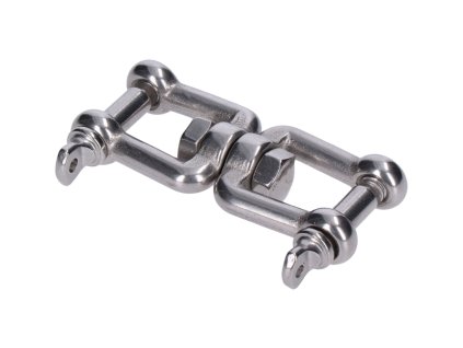 Třmen - vidlice/vidlice, A4/AISI316 (Průměr drátu 6mm)