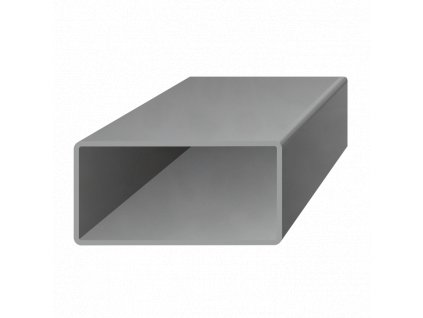 Uzavřený ocelový profil 40x20x2mm, hladký, bez povrchové úpravy